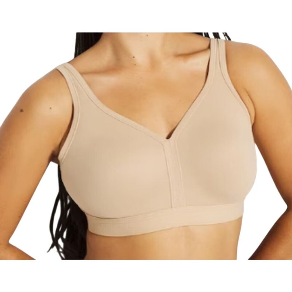 Soma Embraceable Wireless Unlined Full Coverage Bra Warm Amber 38G